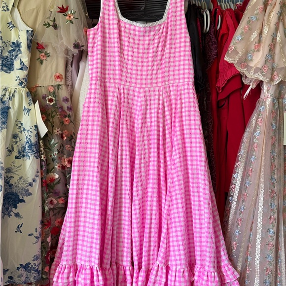 JessaKae Dresses & Skirts - JessaKae Daze Pink Gingham Dress